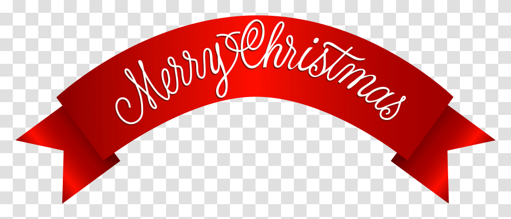 Library Of Clip Art Stock Christmas Banner Red Calligraphy, Text, Beverage, Drink, Coke Transparent Png