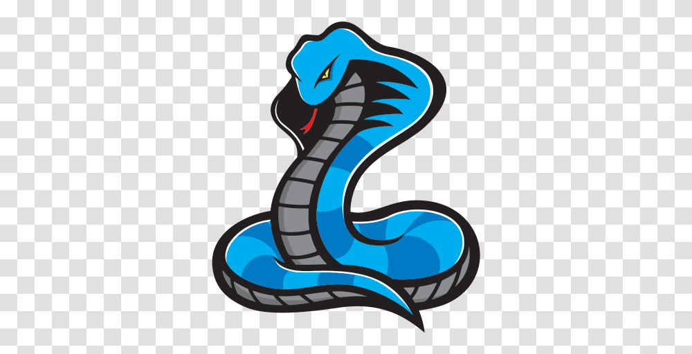 Library Of Cobra Basketball Jpg Free Files Blue Mascot Logo, Snake, Reptile, Animal Transparent Png