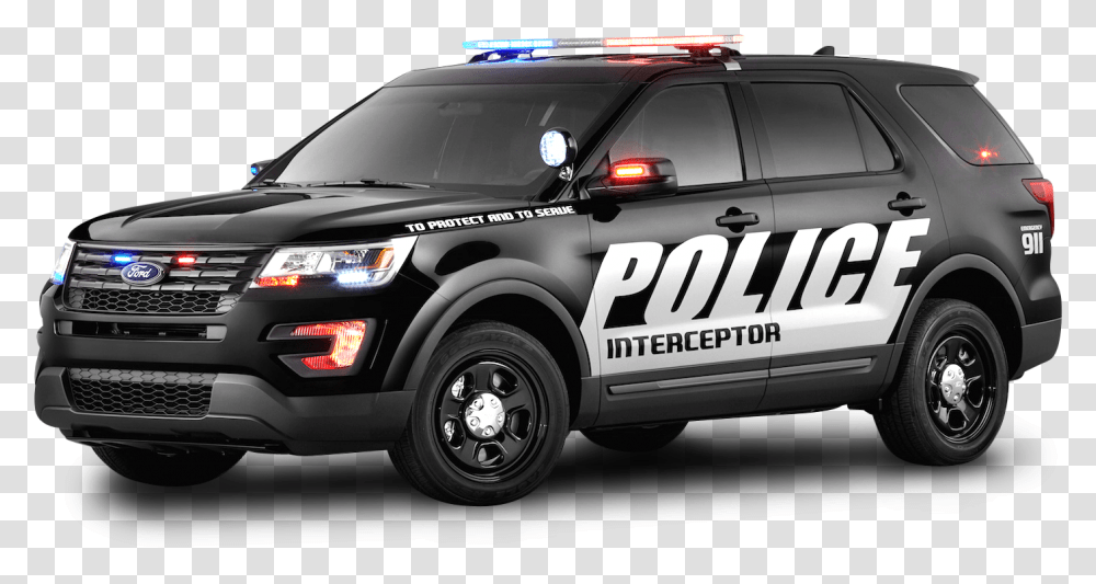 Library Of Cop Car Lights Vector Black Police Cars Background, Vehicle, Transportation, Automobile, Suv Transparent Png