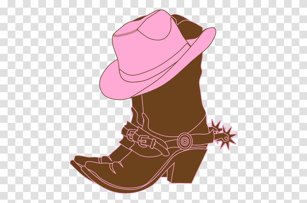 Library Of Cowboy Hat Crown Image Cowgirl Boots Clipart, Clothing, Apparel, Footwear, Person Transparent Png