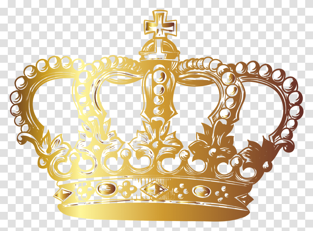 Library Of Crown Glitter Svg Black And White Realistic Gold Crown, Jewelry, Accessories, Accessory, Cross Transparent Png