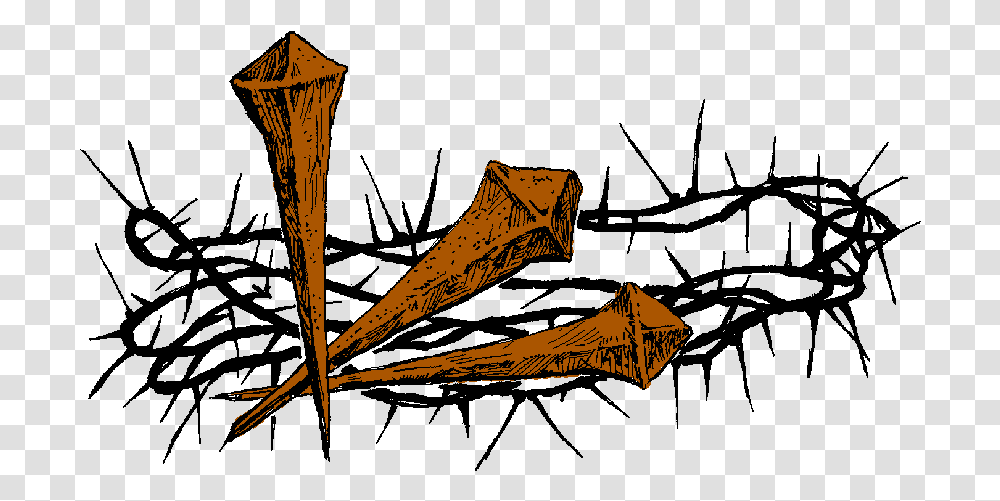 Library Of Crown Thorn And Glory Jesus Crown Of Thorns, Cutlery, Pen, Wand, Hourglass Transparent Png