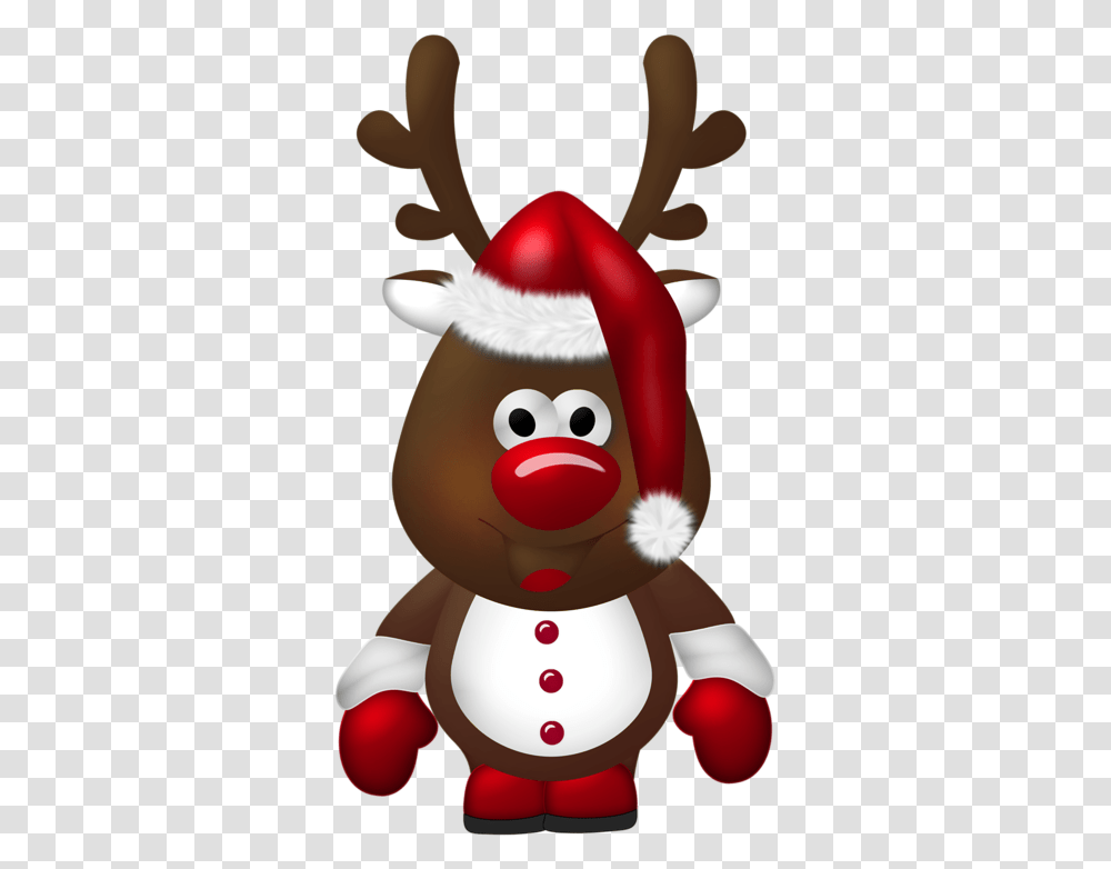 Library Of Cute Christmas Reindeer Graphic Free Cute Christmas Reindeer Clipart, Performer, Clown, Angry Birds, Toy Transparent Png