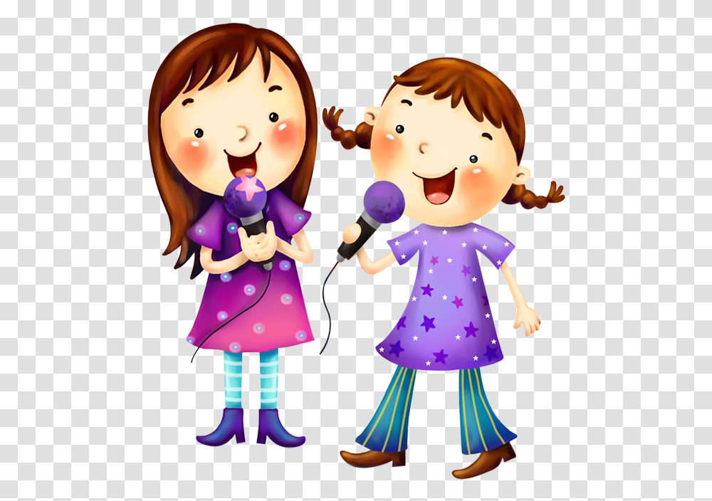 Library Of Download Image Royalty Free Songs Files Sing A Song Cartoon, Person, Human, Doll, Toy Transparent Png