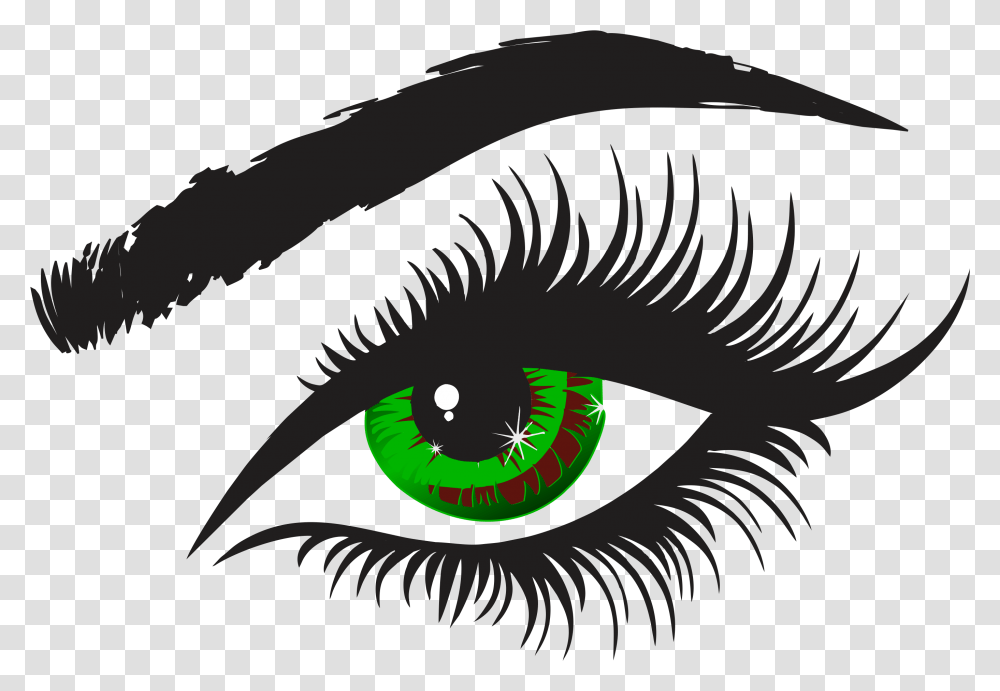 Library Of Eye With Lashes Eye With Lashes Clipart, Nature, Outdoors, Night, Zebra Transparent Png