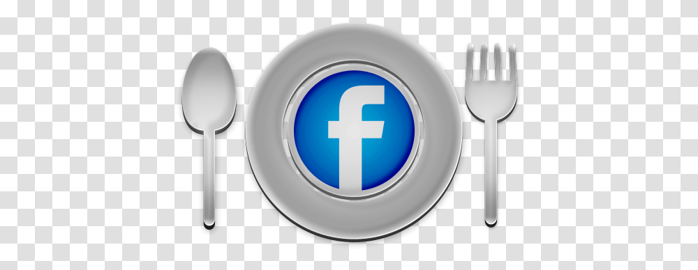 Library Of Facebook Clip Art Download Circle Cross, Text, Symbol, Spoon, Cutlery Transparent Png