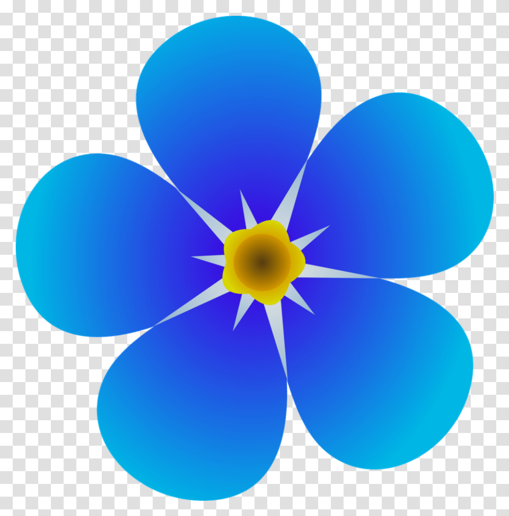 Library Of Flower Cartoon Free Animated Forget Me Not, Anemone, Plant, Blossom, Balloon Transparent Png