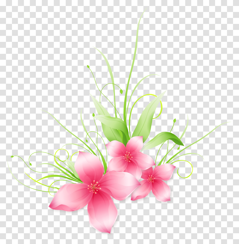 Library Of Flower Clip Art Freeuse Files Bunga Pink Vector, Plant ...