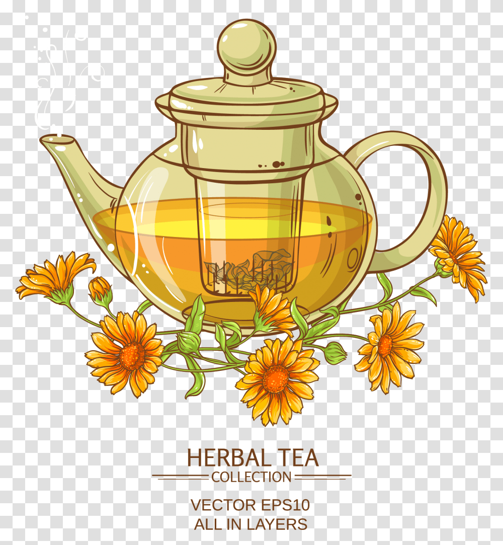 Library Of Flower Teapot Svg Black And White Files, Pottery, Lamp, Jar, Vase Transparent Png