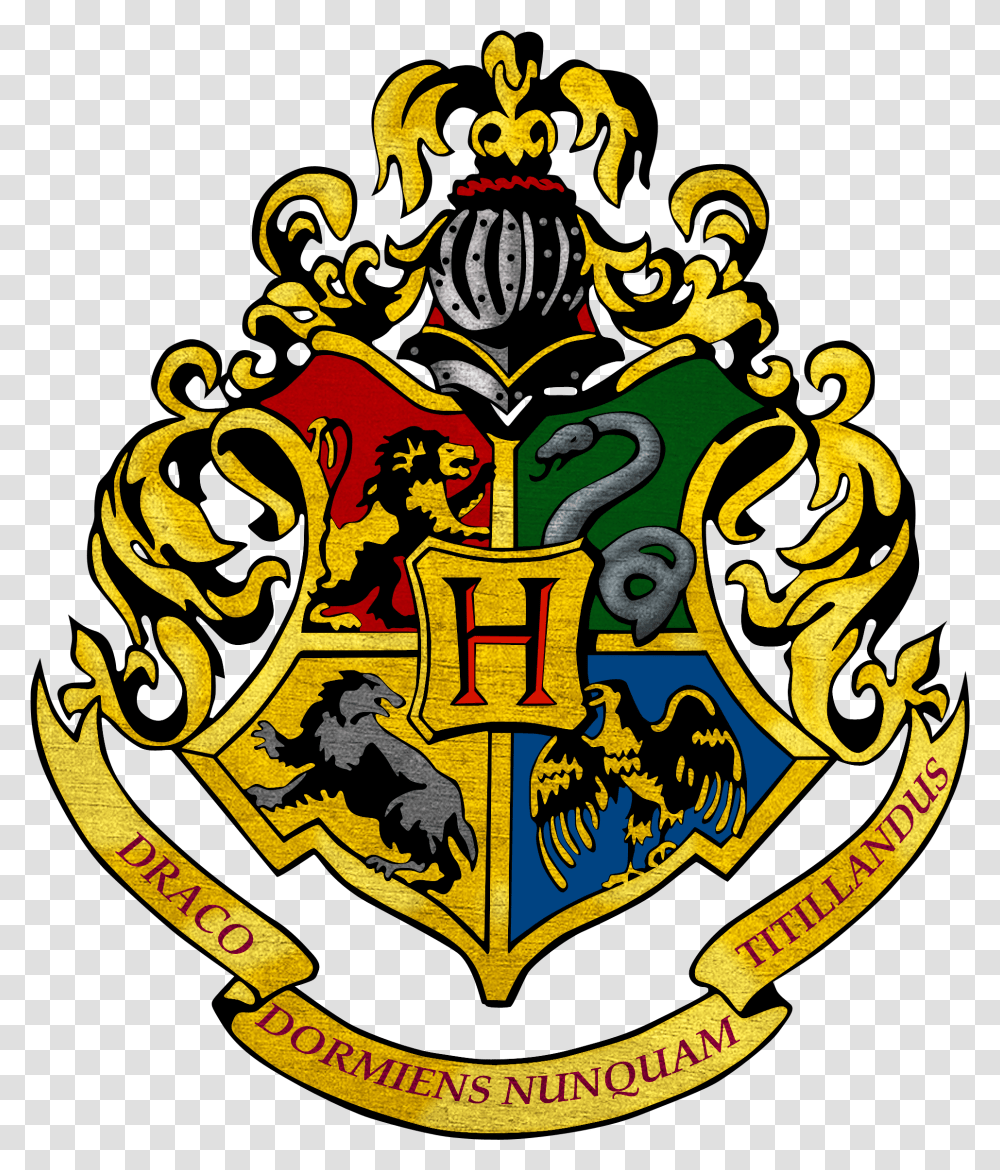 Library Of Flying Car Harry Potter Royalty Free Stock Harry Potter Hogwarts Logo, Symbol, Emblem, Trademark, Text Transparent Png