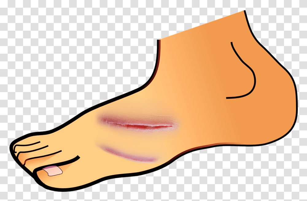 Library Of Foot Cut Jpg Freeuse Stock Foot Clipart, Heel, Neck, Skin, Axe Transparent Png