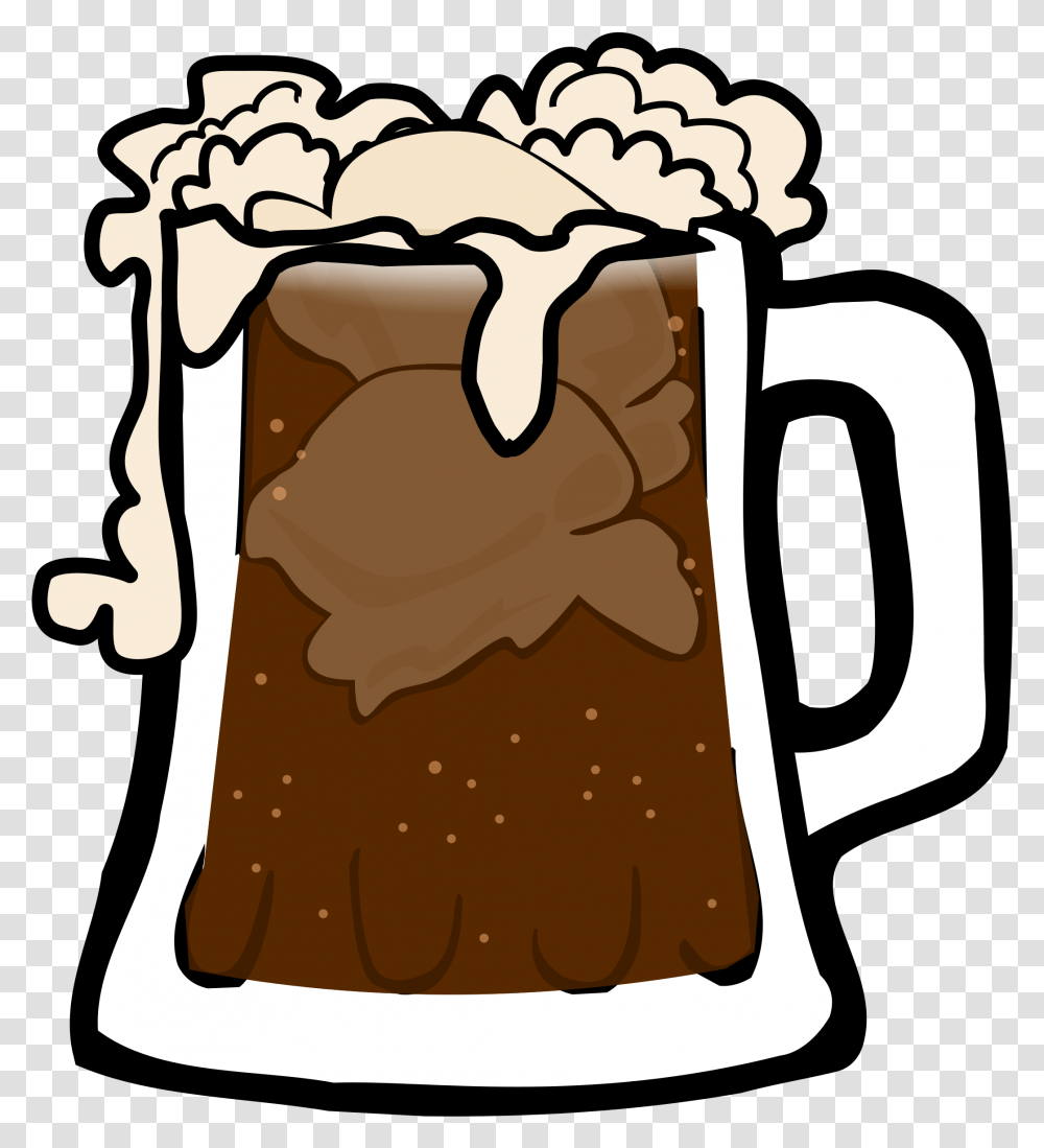 Library Of Football Beer Graphic Beer Animasi, Food, Stein, Jug, Dessert Transparent Png