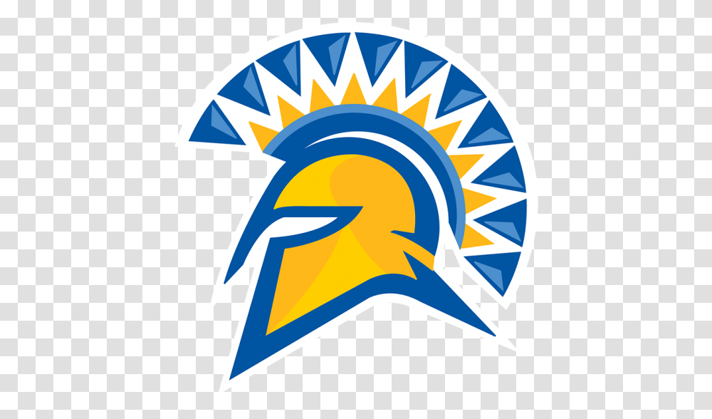 Library Of Free Basketball Clipart Blue Spartan San Jose State Spartans Football, Logo, Symbol, Trademark, Label Transparent Png