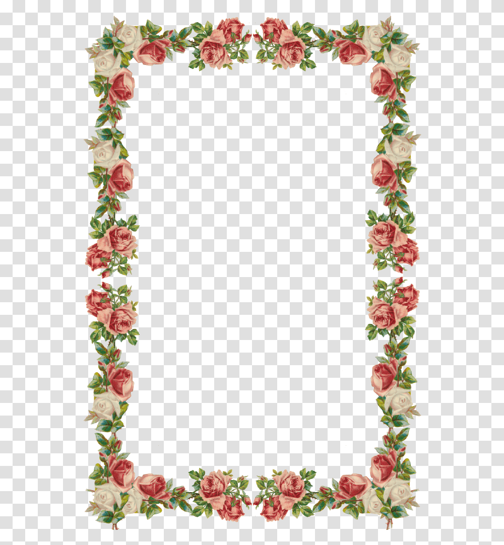 Library Of Free Blank Book Template Picture Royalty Frame Flower, Plant, Ornament, Blossom, Flower Arrangement Transparent Png