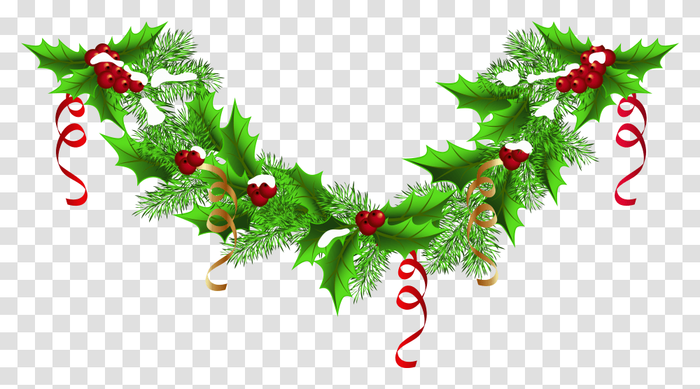 Library Of Free Christmas Garland Svg Files Christmas Garland Clipart Transparent Png