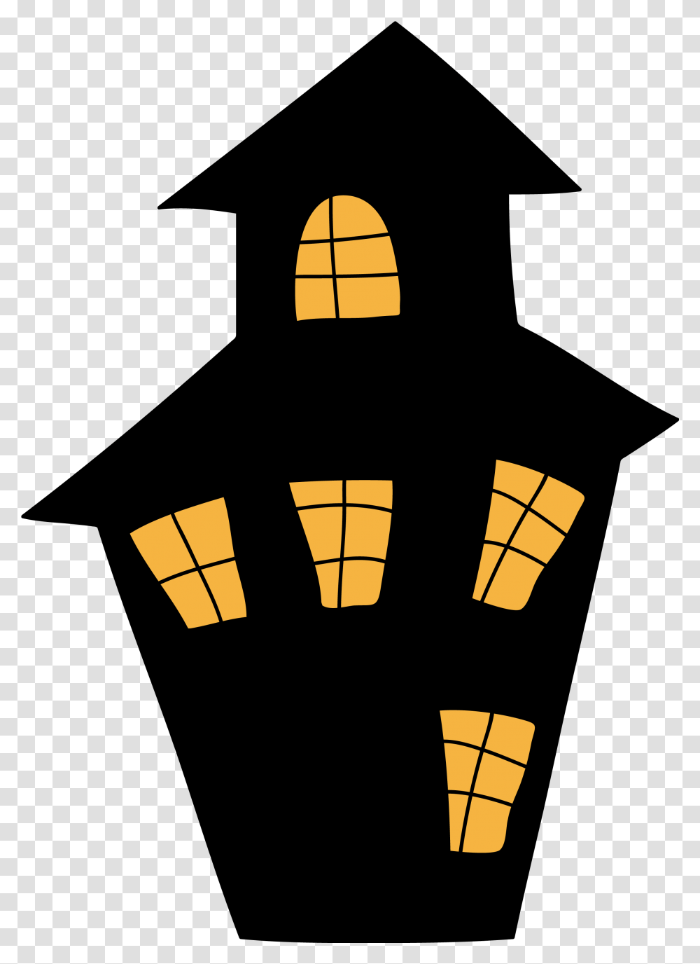 Library Of Free Clipart Download Image A House Scary Halloween House Clipart, Lamp, Architecture, Building, Brick Transparent Png