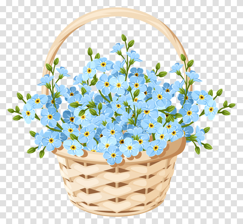 Library Of Free Flower Clipart Download Flower Basket, Plant, Blossom, Flower Bouquet, Flower Arrangement Transparent Png