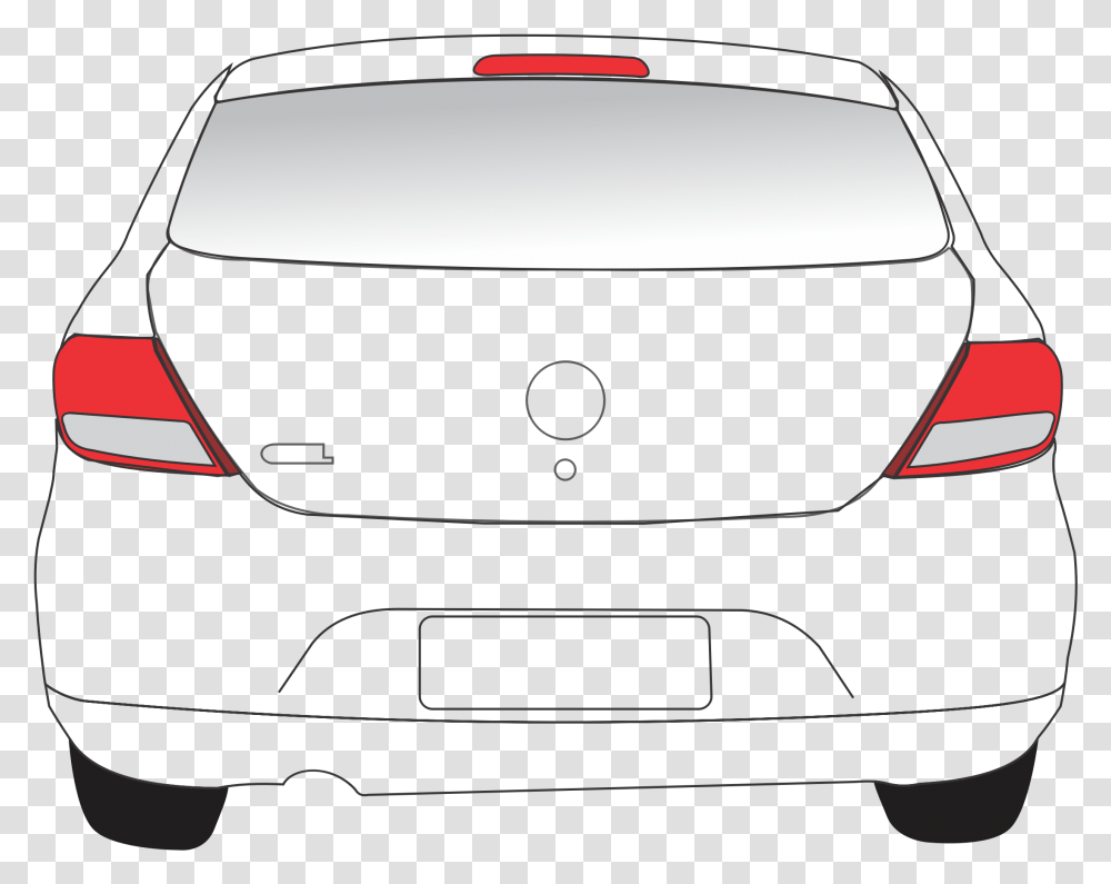 Library Of Front View Car Picture Files Car Back View Clipart, Bumper, Vehicle, Transportation, Mirror Transparent Png