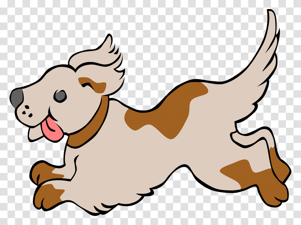 Library Of Girl Running With Dog Jpg Dog Clipart No Background, Mammal, Animal, Wildlife, Rabbit Transparent Png