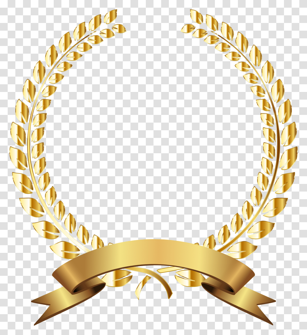 Library Of Gold Medal Jpg Librarys Border Files Background Gold Laurel, Jewelry, Accessories, Accessory, Lamp Transparent Png