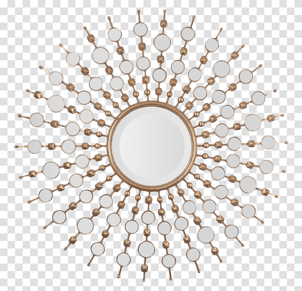 Library Of Gold Sun Burst Free Download Files Decoration Mirror, Chandelier, Lamp, Cutlery, Spoon Transparent Png