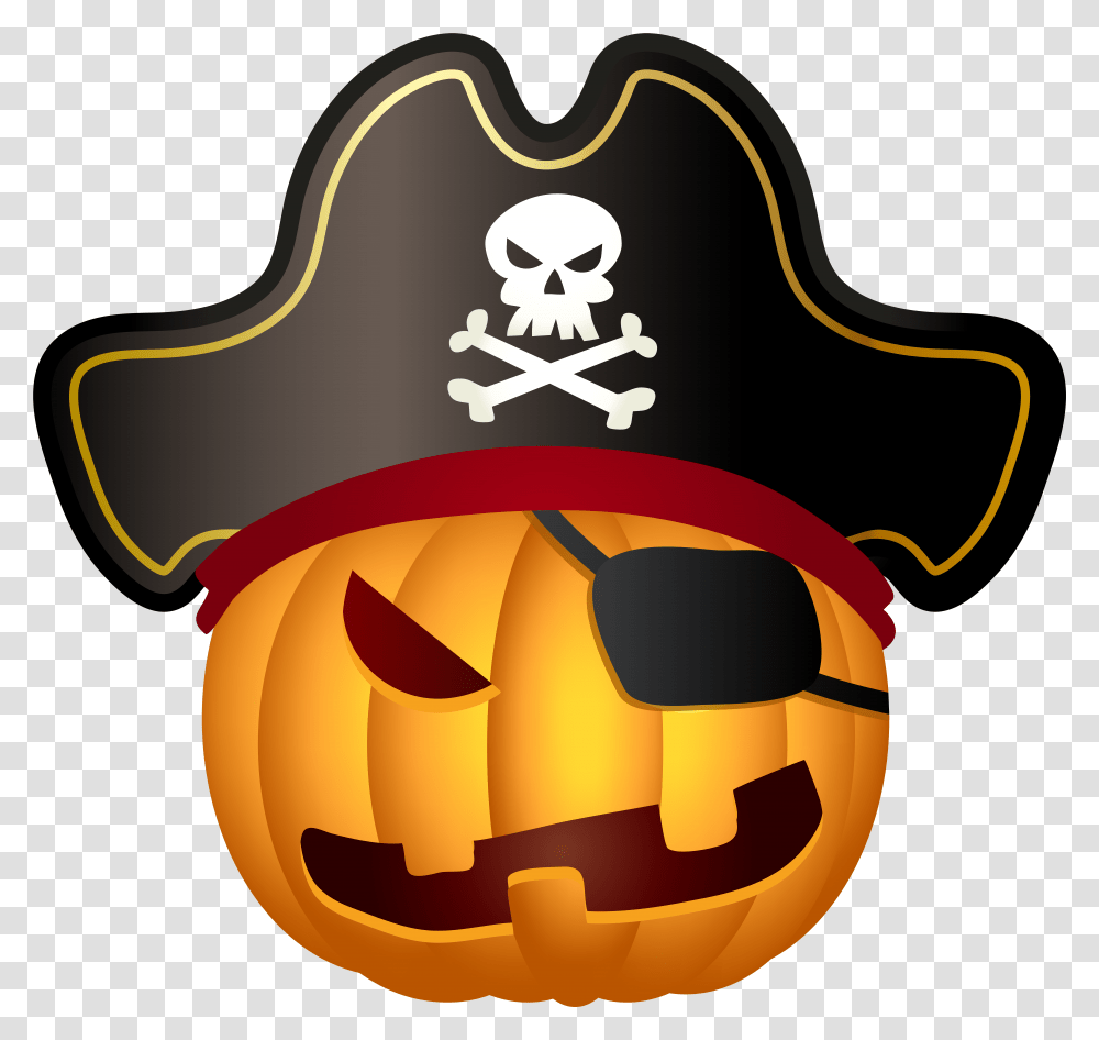 Library Of Halloween Pirate Picture Freeuse Stock Files Parrot, Plant, Pumpkin, Vegetable, Food Transparent Png