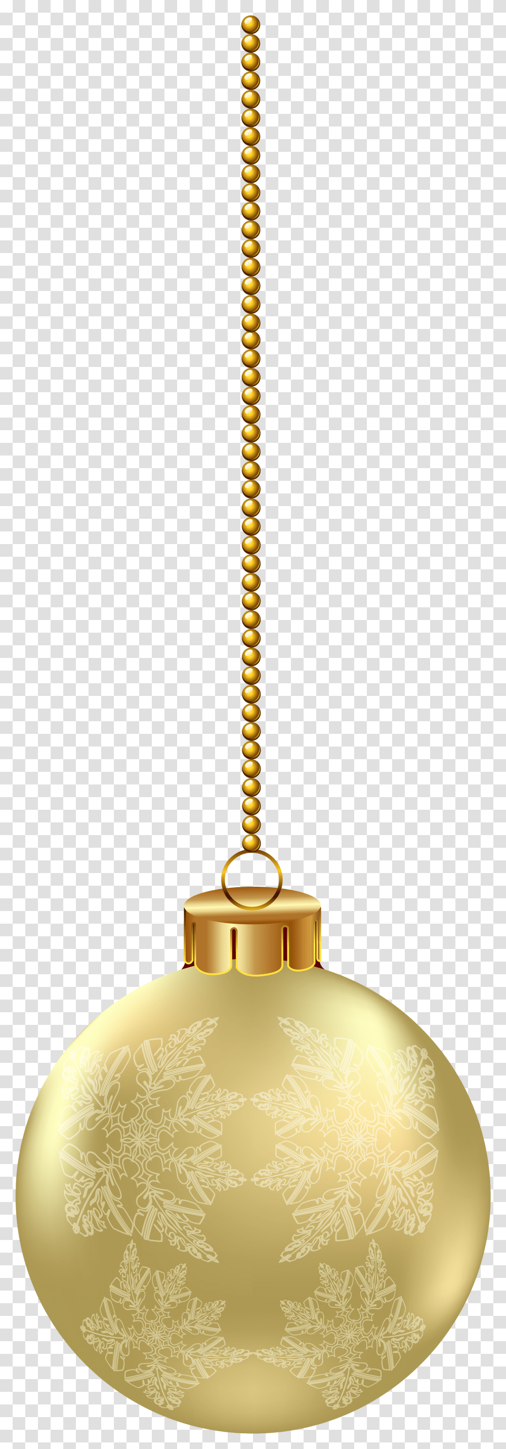 Library Of Hanging Christmas Ornament Hanging Christmas Ornament, Gold Transparent Png