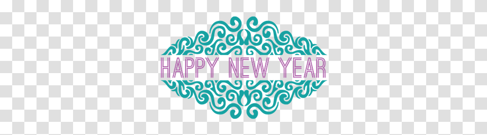 Library Of Happy New Year Banner Black And White Stock Happy New Year, Purple, Text, Pattern, Gate Transparent Png