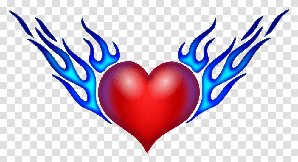 Library Of Heart And Wings Graphic Black White Files Draw A Heart On Fire, Scissors, Blade, Weapon, Weaponry Transparent Png
