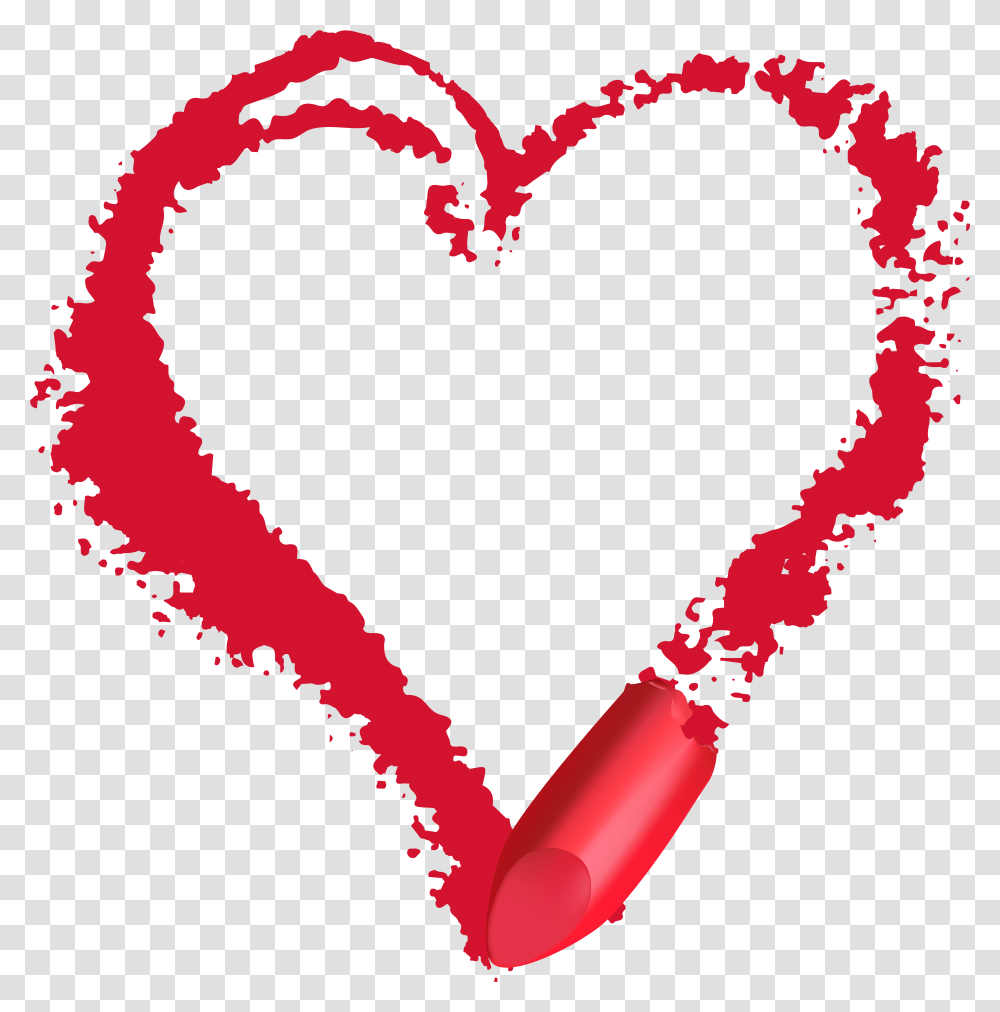 Library Of Heart Doodle Clip, Lipstick, Cosmetics Transparent Png