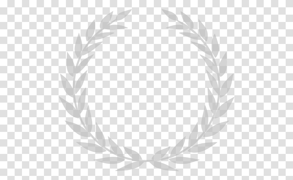 Library Of Laurel Crown Black And White Grey Laurel Wreath, Stencil, Painting, Art, Oval Transparent Png