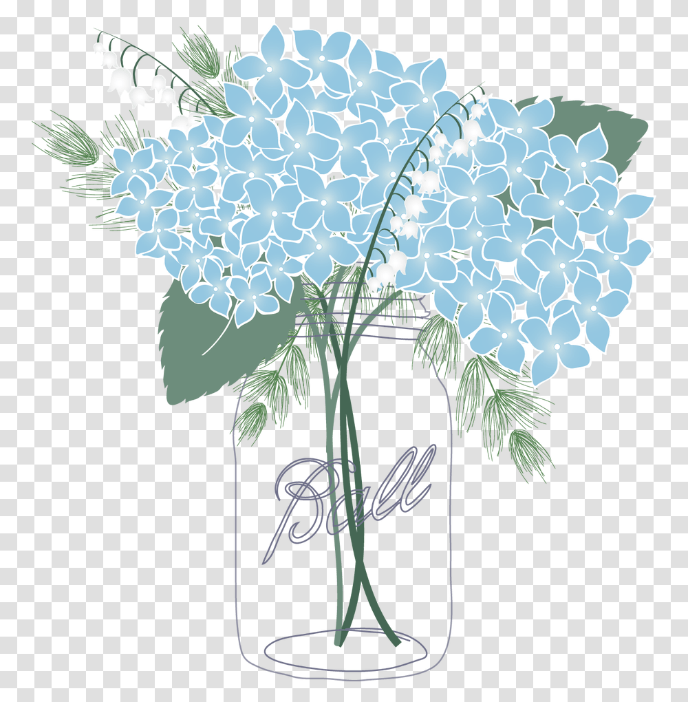 Library Of Mason Jar Flower Clipart Files Flower Mason Jar Clip Art, Graphics, Pattern, Floral Design, Fractal Transparent Png
