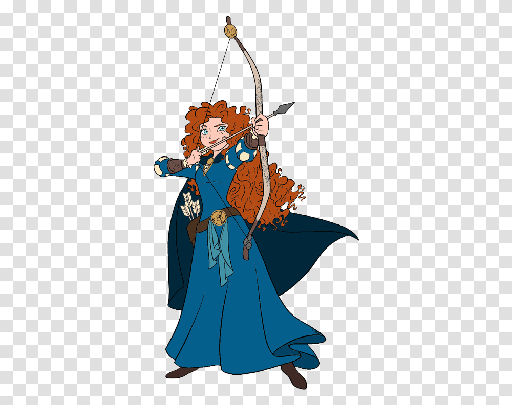 Library Of Merida Brave Files Brave The Movie Bow And Arrow, Person, Human, Clothing, Apparel Transparent Png
