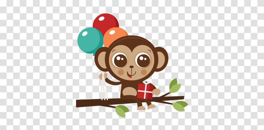 Library Of Monkey Picture Download Birthday Birthday Monkey Clipart, Rattle, Elf, Sweets, Food Transparent Png