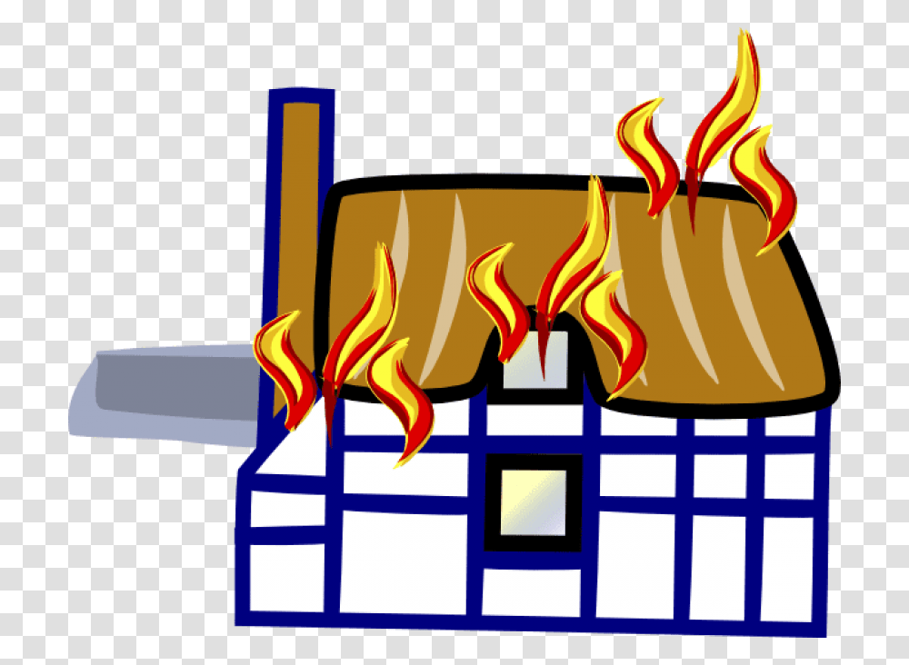 Library Of Mortgage Burning Vector Stock Files Cartoon House On Fire, Flame, Lighting, Symbol, Weapon Transparent Png