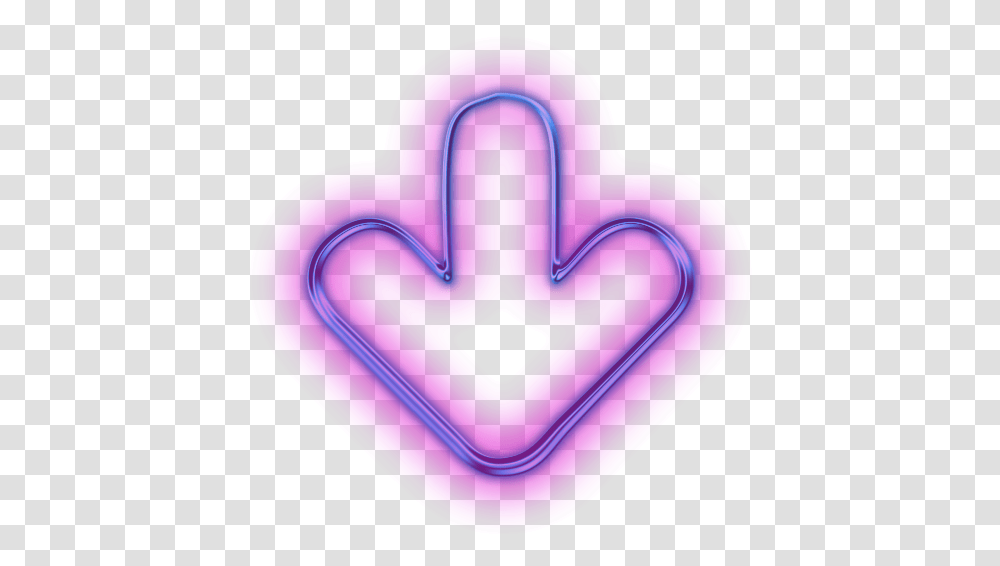 Library Of Neon Cute Arrow Picture Arrow Icon, Heart, Cushion Transparent Png