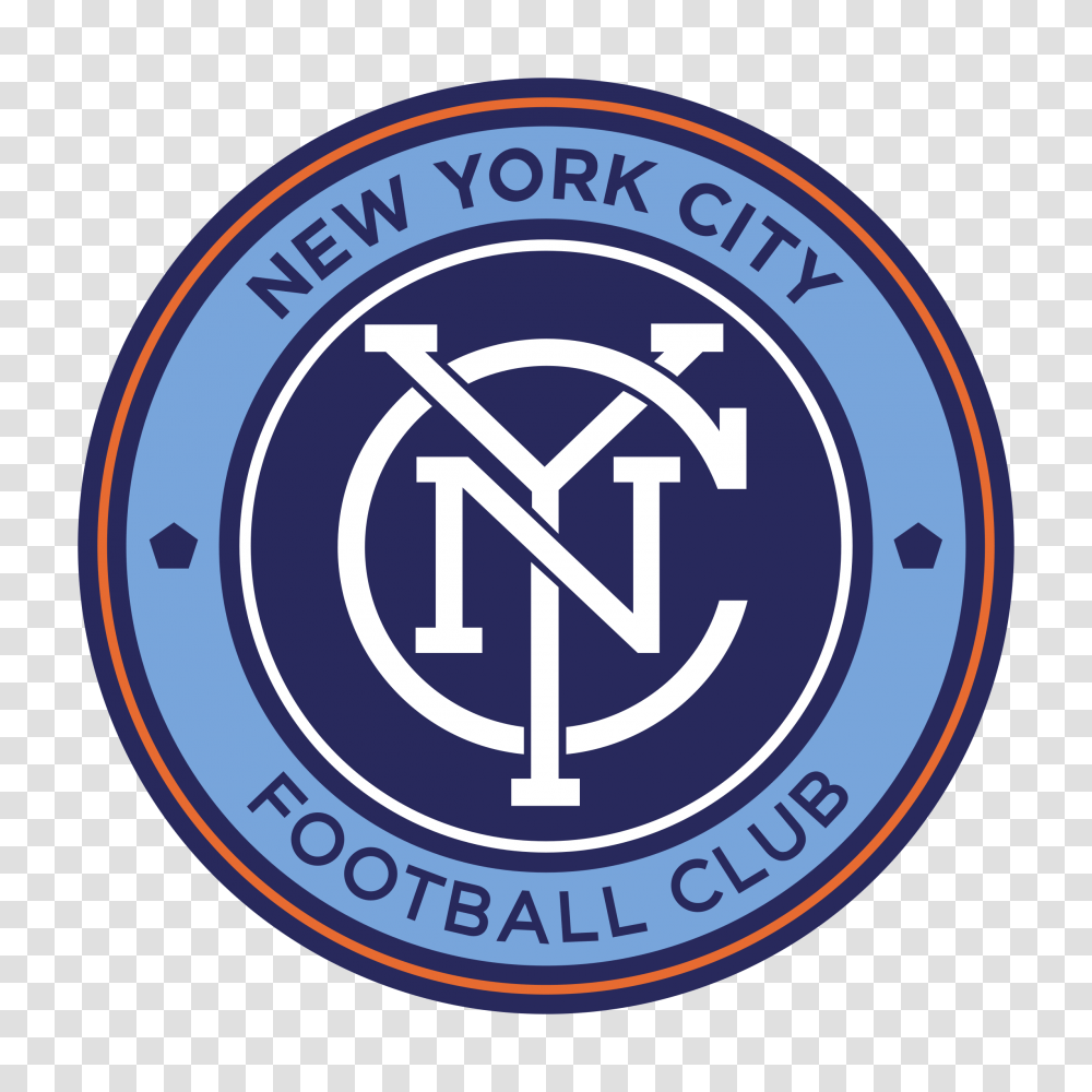 Library Of New York City Fc Logo Clipart Royalty Free New York City Fc Logo, Symbol, Label, Text, Emblem Transparent Png