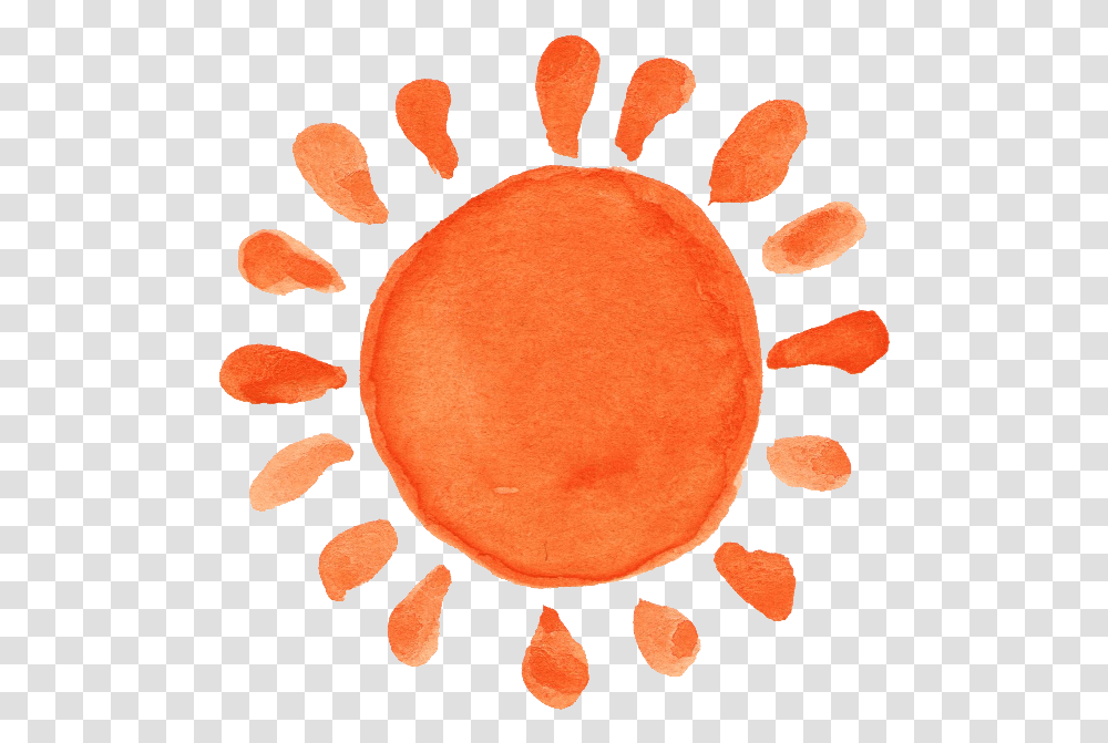 Library Of Orange Sun Watercolor Clip Art Stock Files Tenofovir Alafenamide Mechanism Of Action, Plant, Food, Produce, Fungus Transparent Png