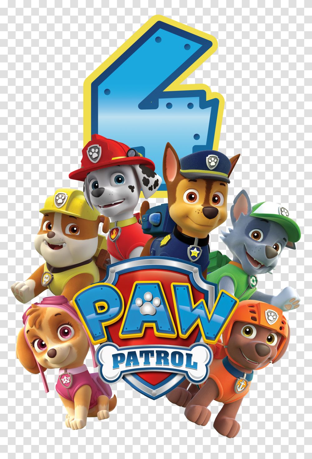 Library Of Paw Patrol Imagenes Graphic Paw Patrol 3rd Birthday Transparent Png