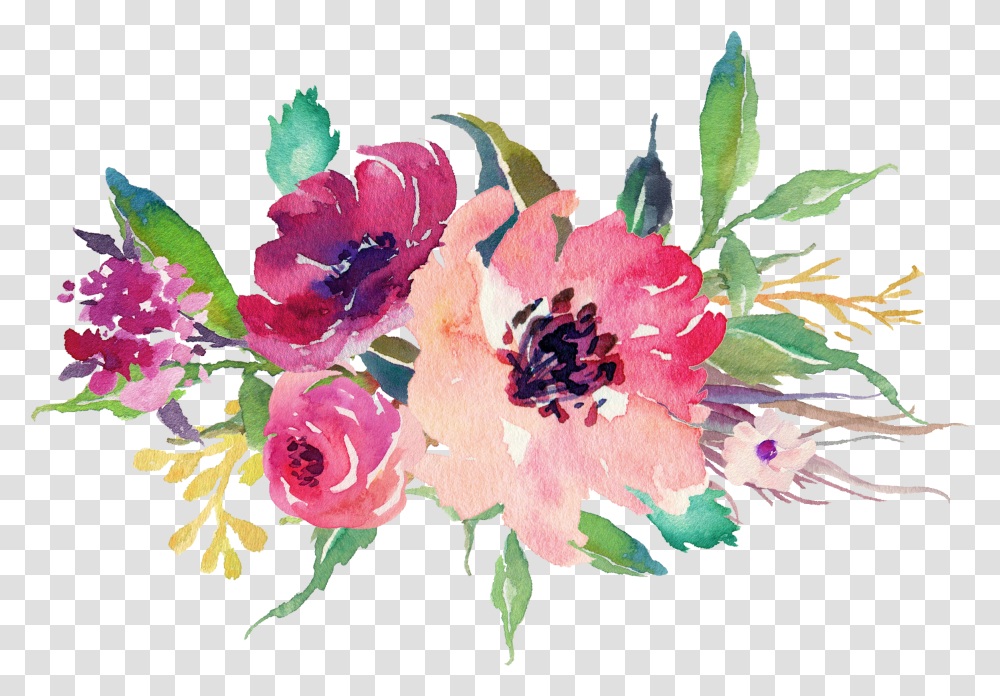 Library Of Peony Crown Stock Files Clipart Art 2019 Wedding Watercolor Flowers Transparent Png