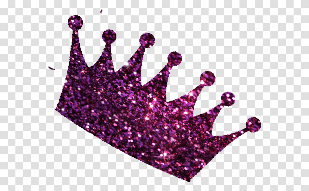 Library Of Pink Glitter Crown Vector Glitter Crown Background, Light, Purple, Accessories, Accessory Transparent Png