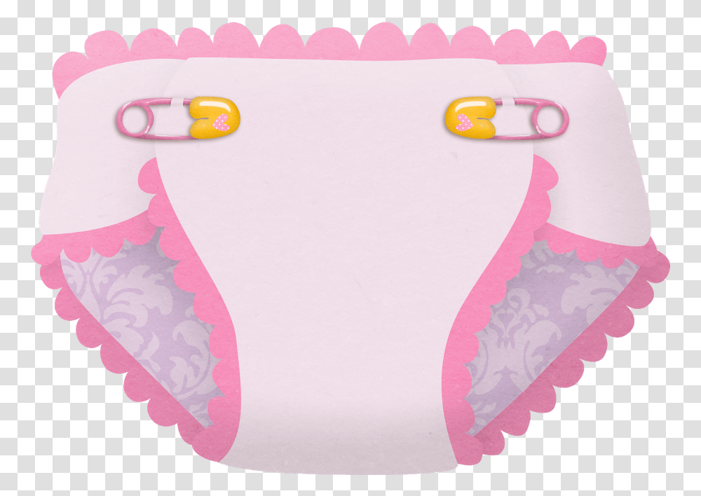 Library Of Pink In Loving Memory For Baby Booties Background Pink Diaper Clipart, Underwear, Clothing, Apparel, Lingerie Transparent Png