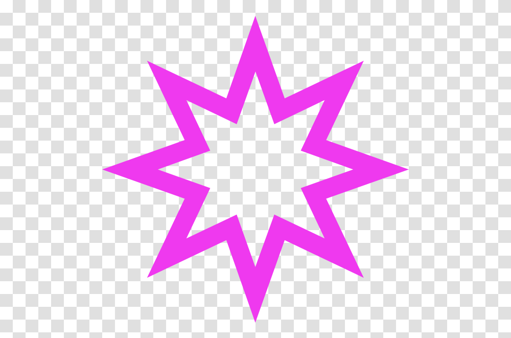 Library Of Pink Purple Black Cool Star Star Outline Clipart, Symbol, Star Symbol, Cross Transparent Png