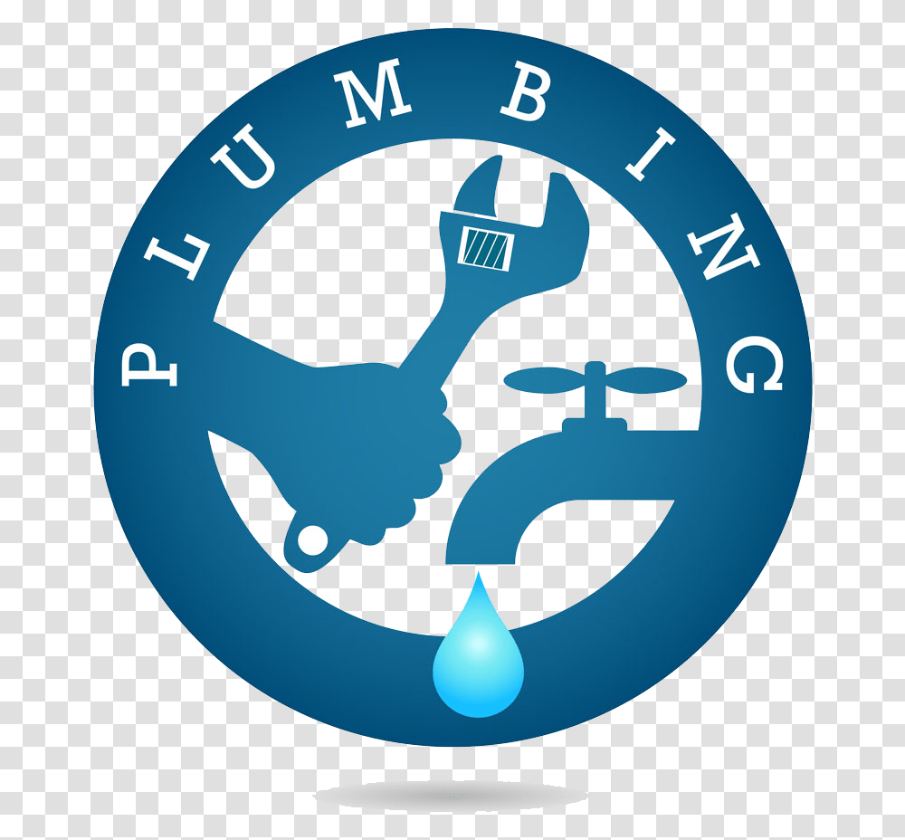 Library Of Plumbing Logos Clip Art Plumbing Services Logo, Analog Clock, Symbol, Text Transparent Png