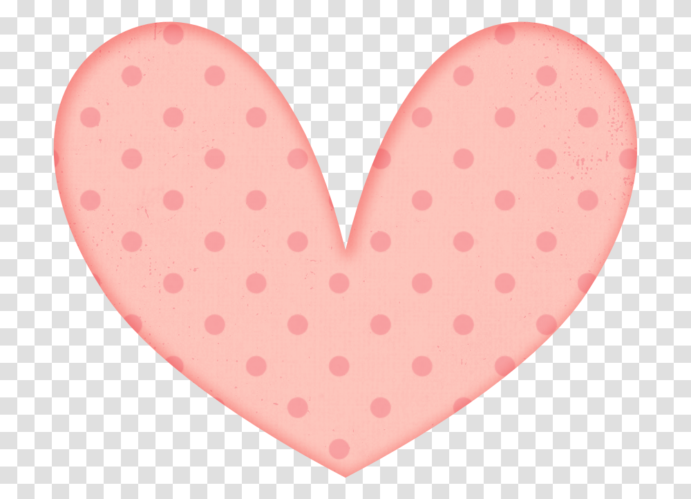 Library Of Polka Dot Heart Jpg Freeuse Polka Dots Heart Clipart, Rug, Texture Transparent Png