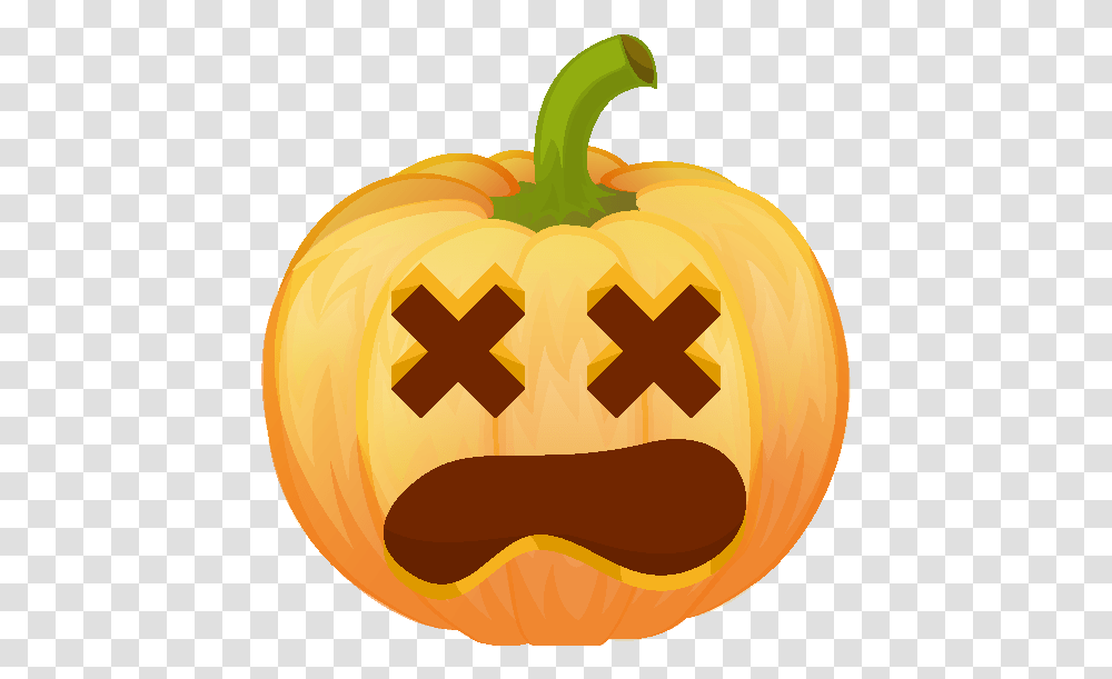 Library Of Pumpkin Emoji Vector Free No Candy Signs For Halloween, Plant, Food, Vegetable, Pepper Transparent Png