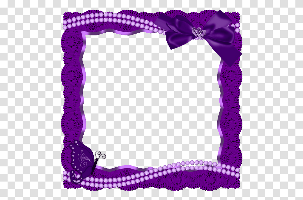 Library Of Purple Ribbon Border Banner Free Download Purple Borders And Frames Transparent Png