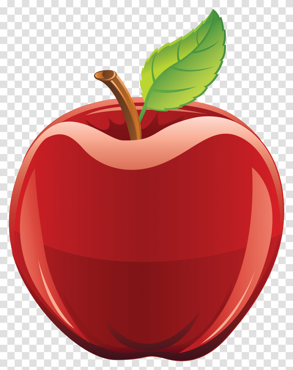 Library Of Red Apple Clipart Freeuse Download Cartoon Apple Background, Plant, Fruit, Food Transparent Png