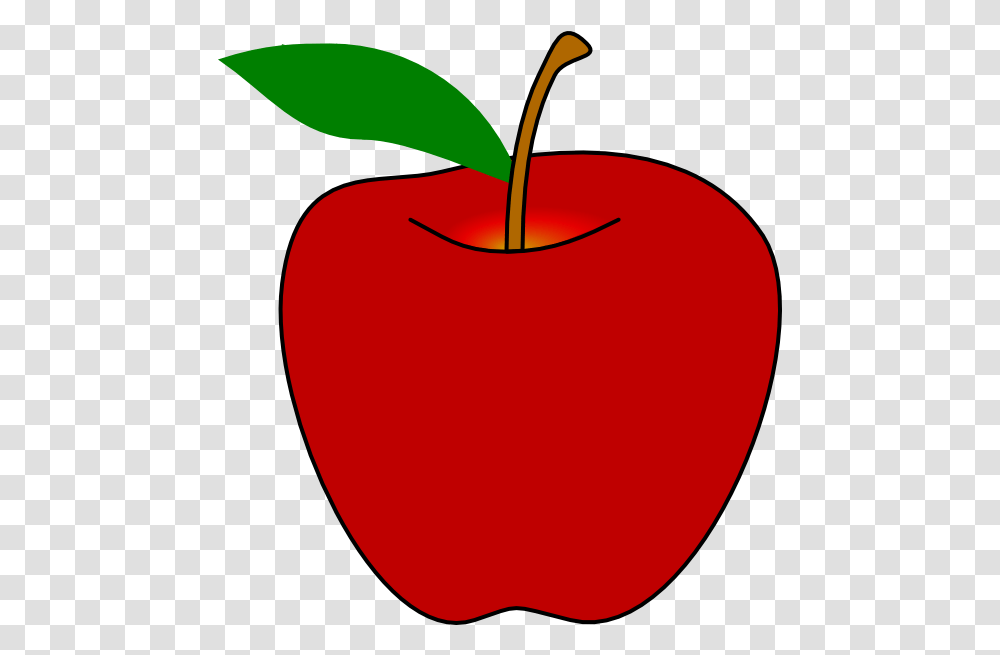 Library Of Red Apple Outline Svg Stock Red Apple Clipart, Plant, Fruit, Food, Cherry Transparent Png