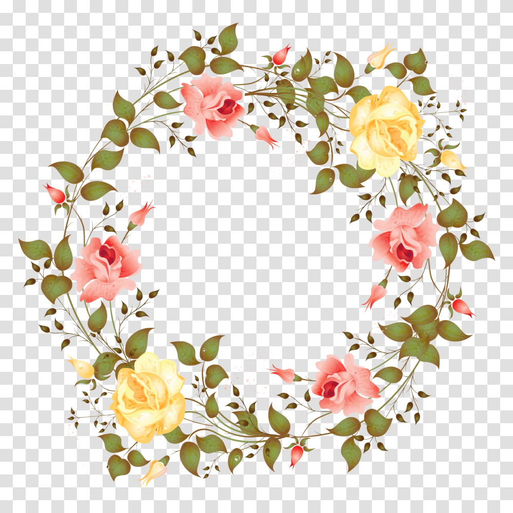 Library Of Royalty Free Download Flower Garland Floral Garland, Wreath, Plant, Blossom, Floral Design Transparent Png
